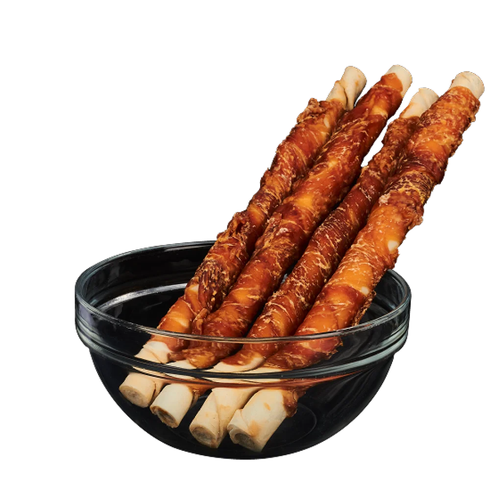 Ласощі AnimAll снеки дог стік з курячим філе для собак, 25.5×3 см, 500 г