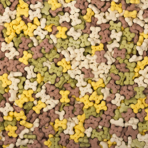 Ласощі AnimAll Crunch Dog,печіво, кістка Mix, розмір XS, 3 кг