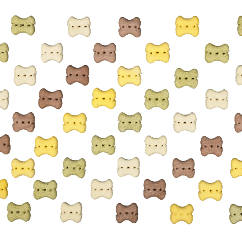 AnimAll Crunch Dog treats, cookie bone Mix, size S, 3 kg