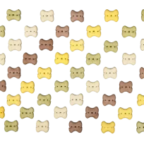 Ласощі AnimAll Crunch Dog, печиво кістка Mix, розмір S, 3 кг