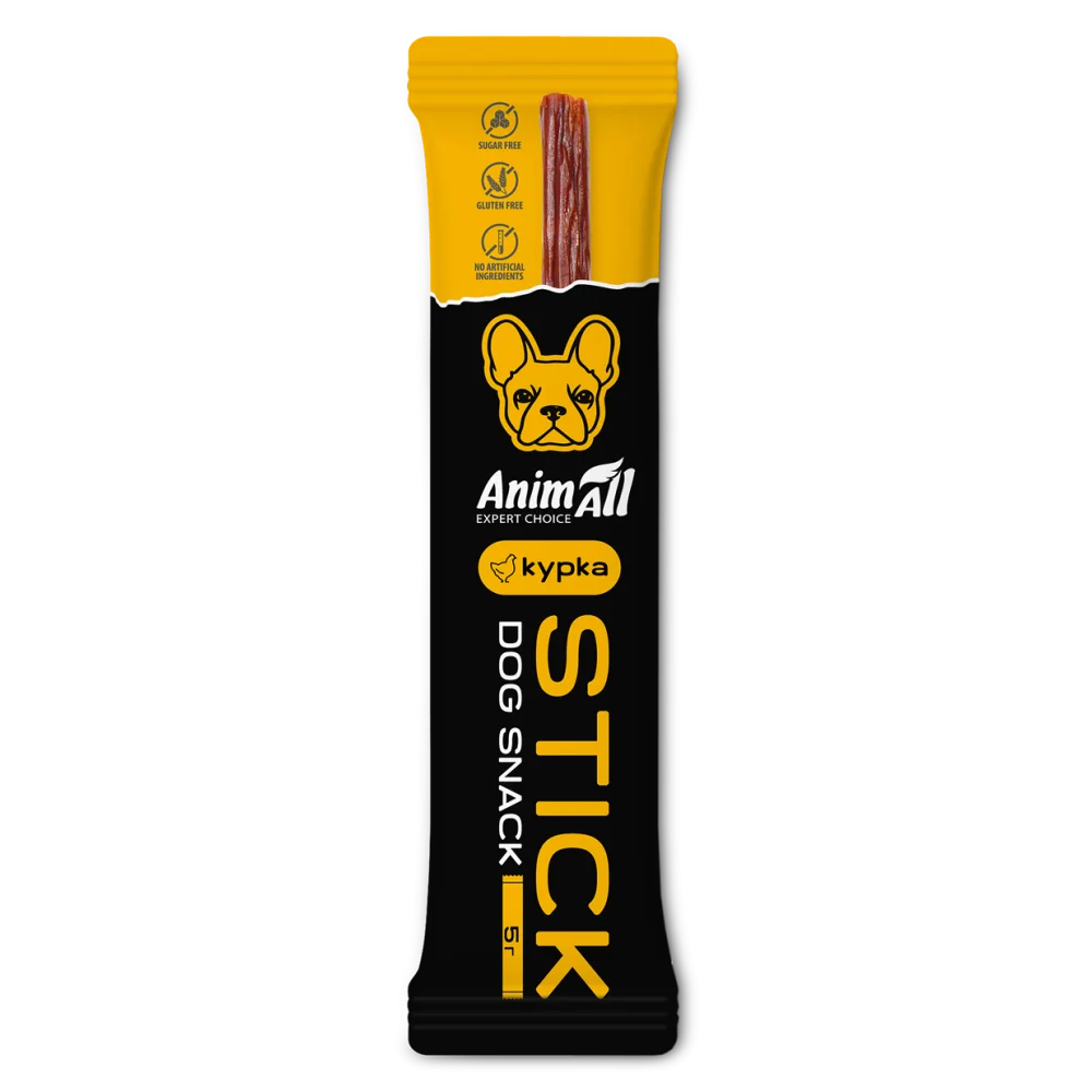 AnimAll жувальні ласощі для дорослих собак з куркою, 5г