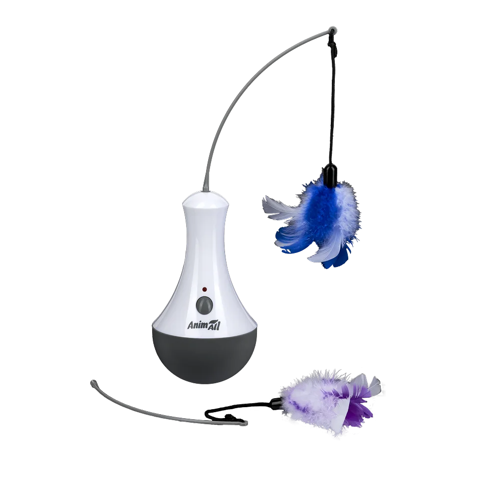 Іграшка-неваляшка AnimAll CrazZzy, сіра