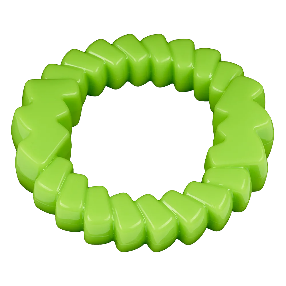 AnimAll GrizZzly Toy Motivational Rope with Squeaker for Dogs, Yellow, 33x11.5x3.4 cm