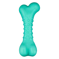 AnimAll GrizZzly Spiked Dog Bone Toy, Mint, 11x4.7x4 cm