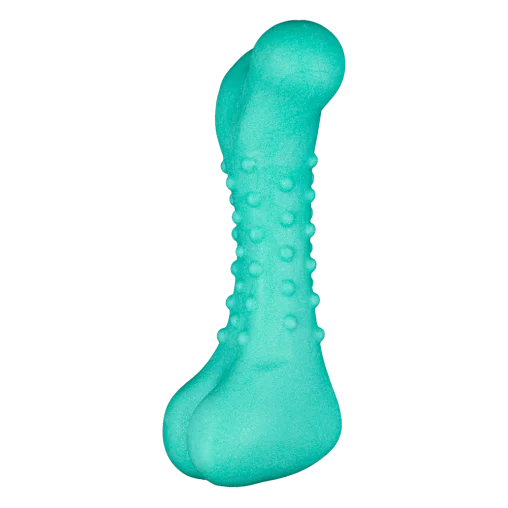 AnimAll GrizZzly Spiked Dog Bone Toy, Mint, 11x4.7x4 cm