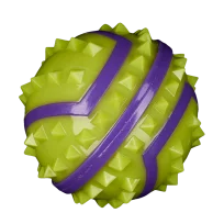 AnimAll GrizZzly Spiked Ball for Dogs, Yellow, S 7 cm