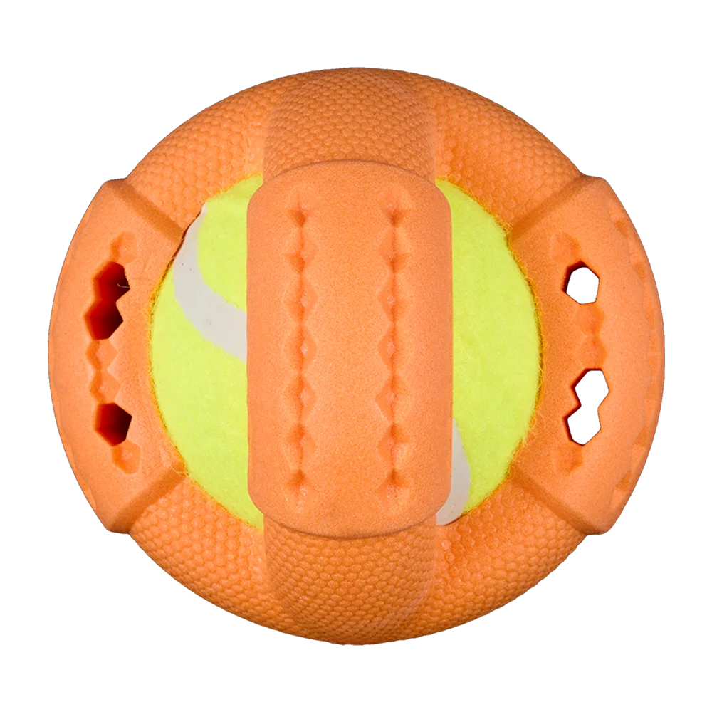 AnimAll GrizZzly CrossFit Tennis Ball for Dogs, Orange, S 9.2 cm
