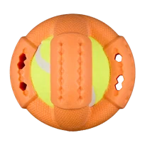 AnimAll GrizZzly CrossFit Tennis Ball for Dogs, Orange, S 9.2 cm