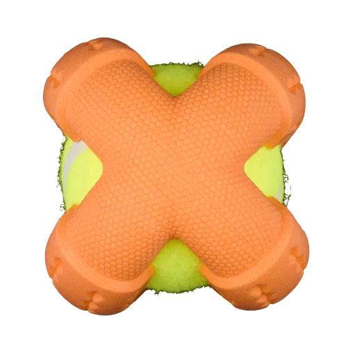 AnimAll GrizZzly CrossFit Tennis Ball for Dogs, Orange, S 9.2 cm