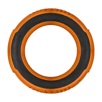 AnimAll GrizZzly Super CrossFit Ring for Dogs, Orange, S 15x15x2.2 cm