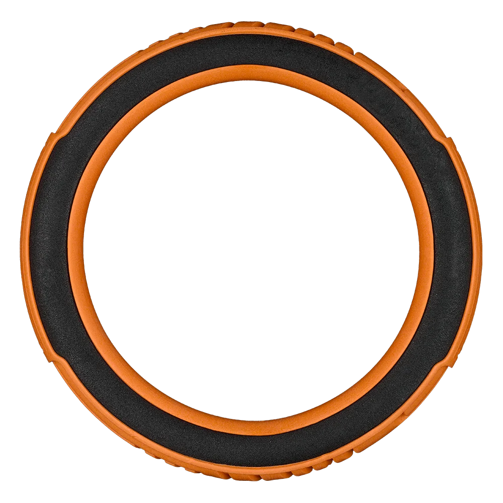 AnimAll GrizZzly Super CrossFit Ring for Dogs, Orange, L 24x24x3.25 cm