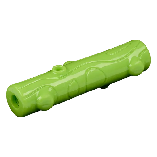 AnimAll GrizZzly Crunchy Stick with Sound for Dogs, Green, 16x3.5 cm