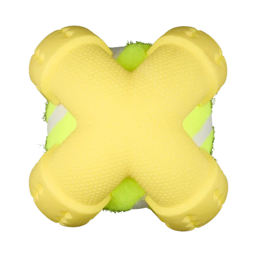 AnimAll GrizZzly CrossFit Tennis Ball for Dogs, Yellow, S 9.2 cm