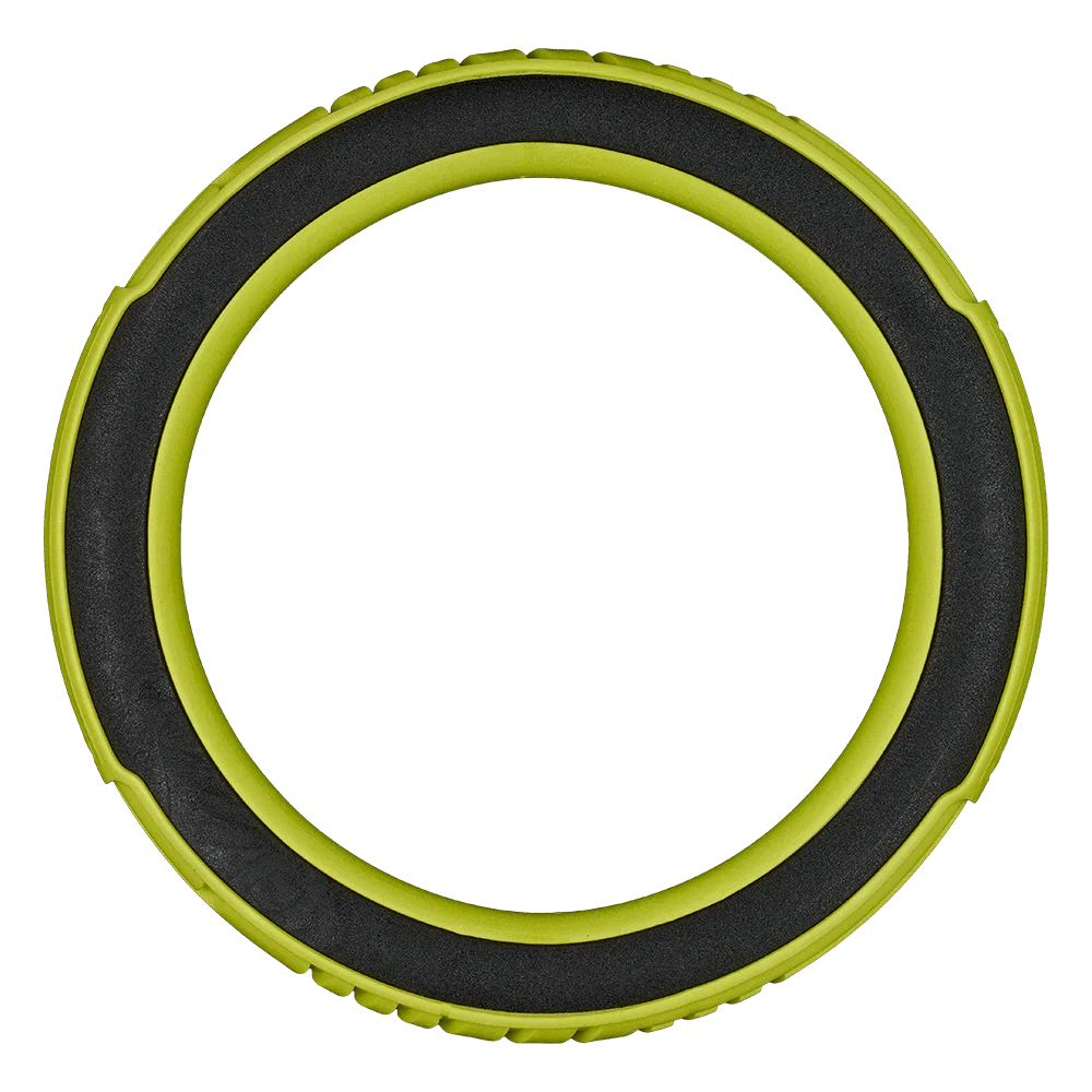 AnimAll GrizZzly Super CrossFit Ring for Dogs, Green, L 24x24x3.25 cm