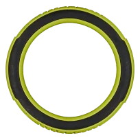 AnimAll GrizZzly Super CrossFit Ring for Dogs, Green, L 24x24x3.25 cm