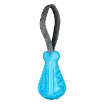 AnimAll GrizZzly Chicken Leg Squeaky Dog Toy, Blue, 25x7.2x5.8 cm