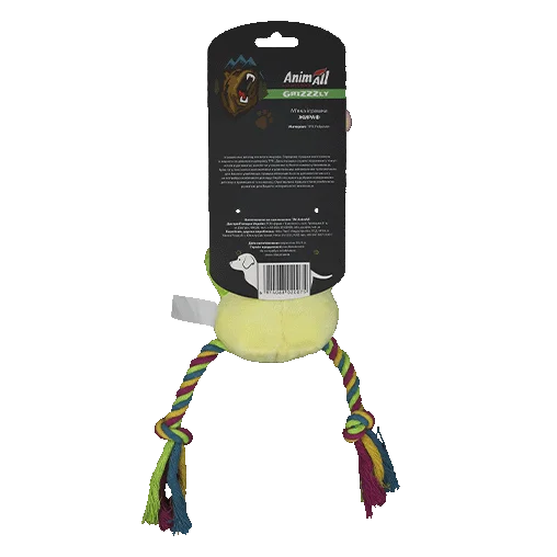 Мʼяка іграшка AnimAll GrizZzly Жираф, для собак, 30×13×10 см