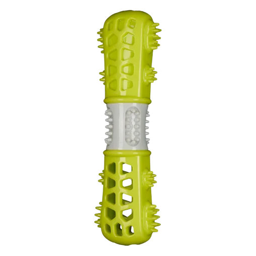 AnimAll GrizZzly Multi-Bone Toy with Squeaker for Dogs, Green, M 24.4x7.3x5.1 cm