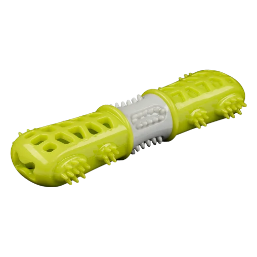 AnimAll GrizZzly Multi-Bone Toy with Squeaker for Dogs, Green, M 24.4x7.3x5.1 cm