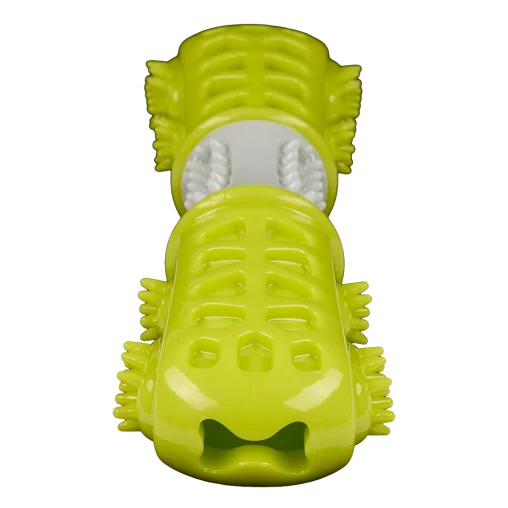 AnimAll GrizZzly Multi-Bone Toy with Squeaker for Dogs, Green, M 24.4x7.3x5.1 cm