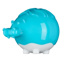 AnimAll GrizZzly Hippo Squeaky Dog Toy, Blue, 10x7 cm