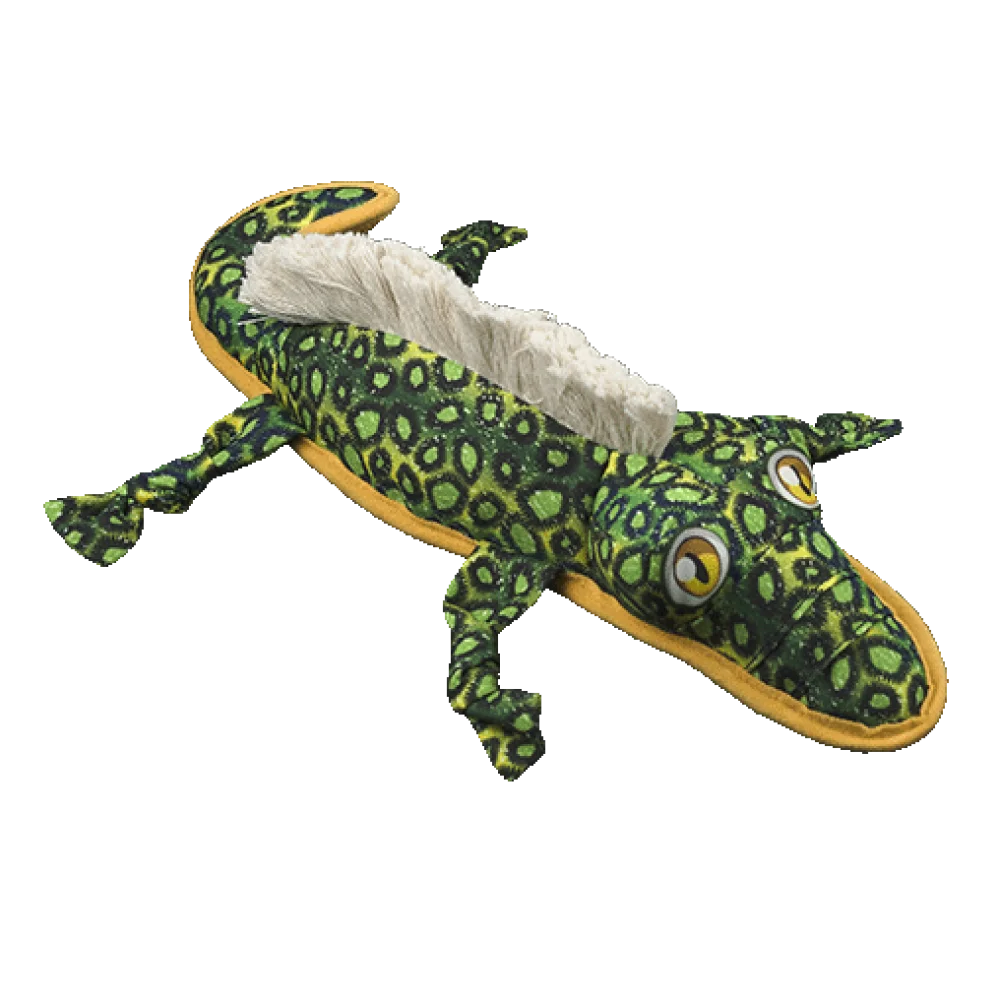 Іграшка AnimАll GrizZzly Алігатор з пищалкою для собак, матеріал Oxford, 36х12 см