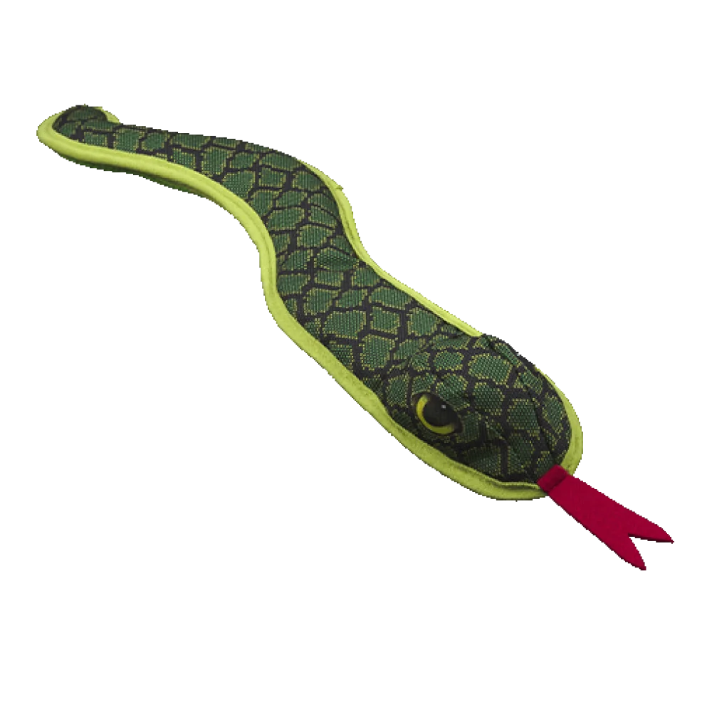 Іграшка AnimАll GrizZzly Змія з пищалкою для собак, матеріал Oxford, 42х9 см