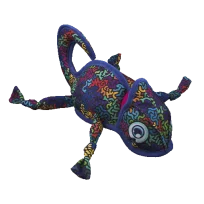 Іграшка AnimАll GrizZzly Хамелеон з пищалкою для собак, 29х10 см