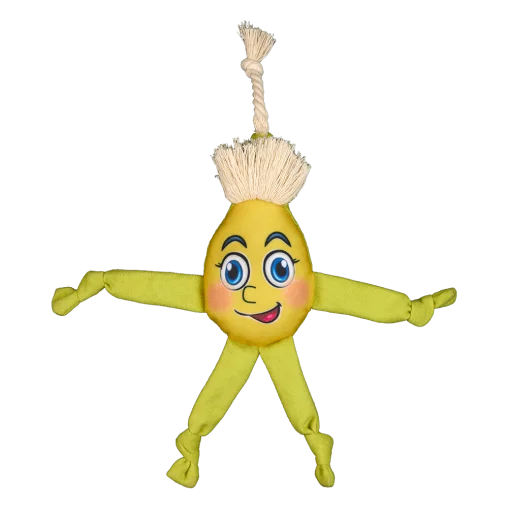 AnimAll GrizZzly Happy Bob Dog Toy with Squeaker, 23x4x24 cm