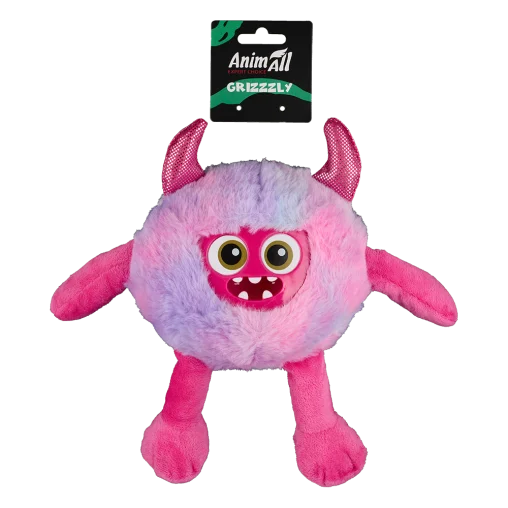 Іграшка м’яка AnimAll GrizZzly Міні монстр для собак, з пищалкою, 23х23х10 см