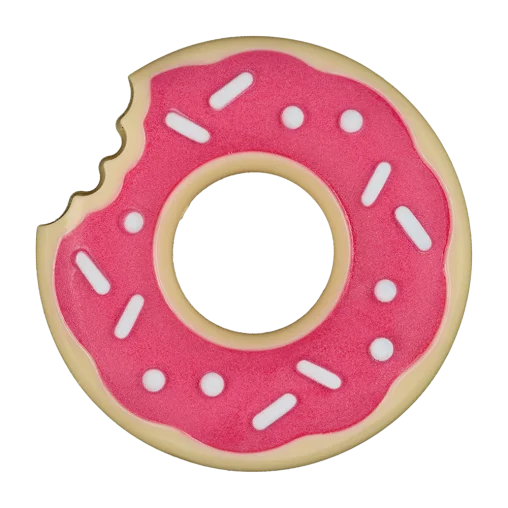 Іграшка AnimAll GrizZzly Пончик для собак, колір рожевий, розмір S 11,4х11,4х3,1 см