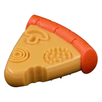 Іграшка AnimAll GrizZzly Піцца для собак, колір жовто-помаранчевий, S 11,6х11,5х4,1 см