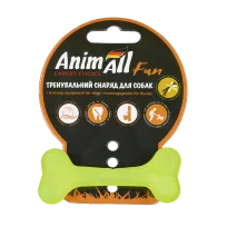 AnimAll Fun Vanilla-Scented Training Bone For Dogs, Yellow, 8 cm