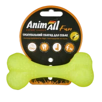 AnimAll Fun Vanilla-Scented Training Bone For Dogs, Yellow, 12 cm