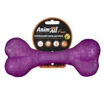 AnimAll Fun Vanilla-Scented Training Bone For Dogs, Purple, 25 cm