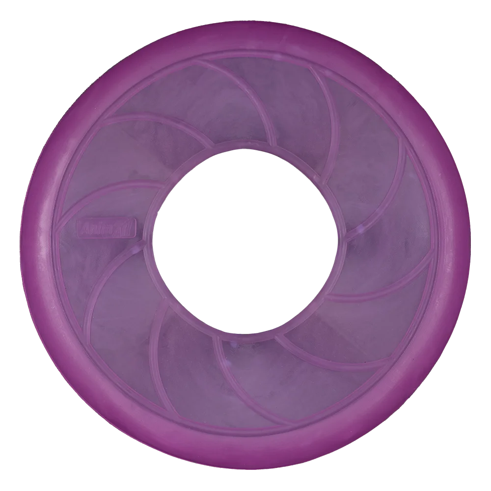 AnimAll Fan Frisbee toy for playing with a dog 22 cm, purple