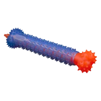 AnimAll Fun Vanilla-Scented Chew Toy Brush-Shaped, Orange-Blue, 24 cm