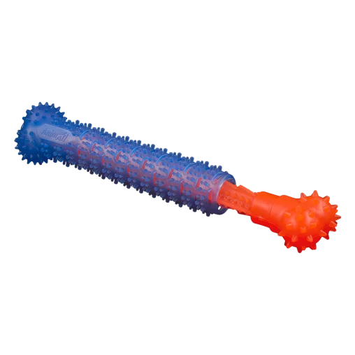 AnimAll Fun Vanilla-Scented Chew Toy Brush-Shaped, Orange-Blue, 24 cm