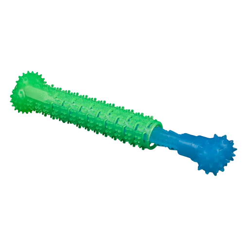 AnimAll Fun Vanilla-Scented Chew Toy Toothbrush-Shaped, Blue-Green, 24 cm
