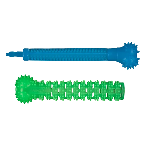 AnimAll Fun Vanilla-Scented Chew Toy Toothbrush-Shaped, Blue-Green, 24 cm