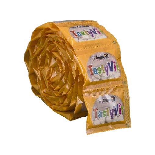 Вітамінізовані ласощі AnimAll TastyVit для котів, з куркою, 600 штук (50 пакетів по 12 штук)