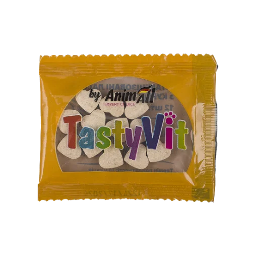 Вітамінізовані ласощі AnimAll TastyVit для котів, з куркою, 600 штук (50 пакетів по 12 штук)