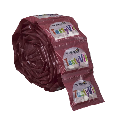 Вітамінізовані ласощі AnimAll TastyVit для котів, з яловичиною, 600 штук (50 пакетів по 12 штук)