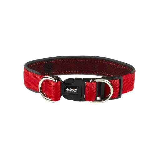 Комплект AnimAll VetLine Double Guard нашийник з протипаразитарною стрічкою, 20 мм, 320 - 400 мм, червоний