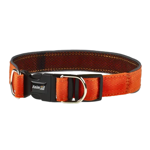 Комплект AnimAll VetLine Double Guard нашийник з протипаразитарною стрічкою, 25 мм, 400 - 500 мм, помаранчевий
