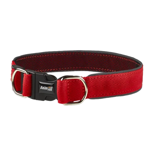 Комплект AnimAll VetLine Double Guard нашийник з протипаразитарною стрічкою, 25 мм, 400 - 500 мм, червоний
